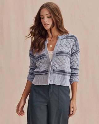 Splendid - Bennett Cardigan - Blue Mist/Ash Navy | Splendid