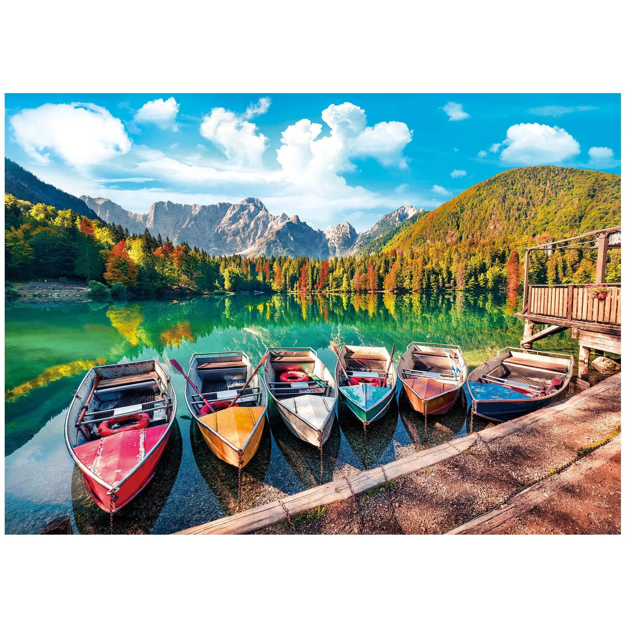 BenBen Jigsaw Puzzles 1000 Pieces for Adults Ages 12+, Natural Lake Landscape, 27.5 x 19.7 in | Walmart (US)