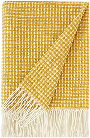 PHF Acrylic Waffle Weave Knit Throw Blanket 50 x 60 inches, Lightweight Soft Cozy Decorative Wove... | Amazon (US)