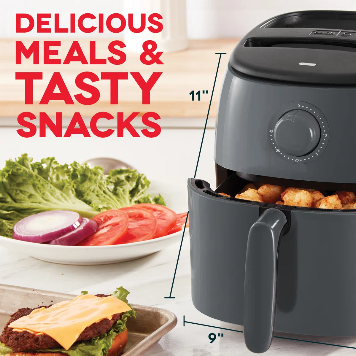 Dash Express 2.6 Quart Tasti-Crisp Air Fryer | Wayfair North America