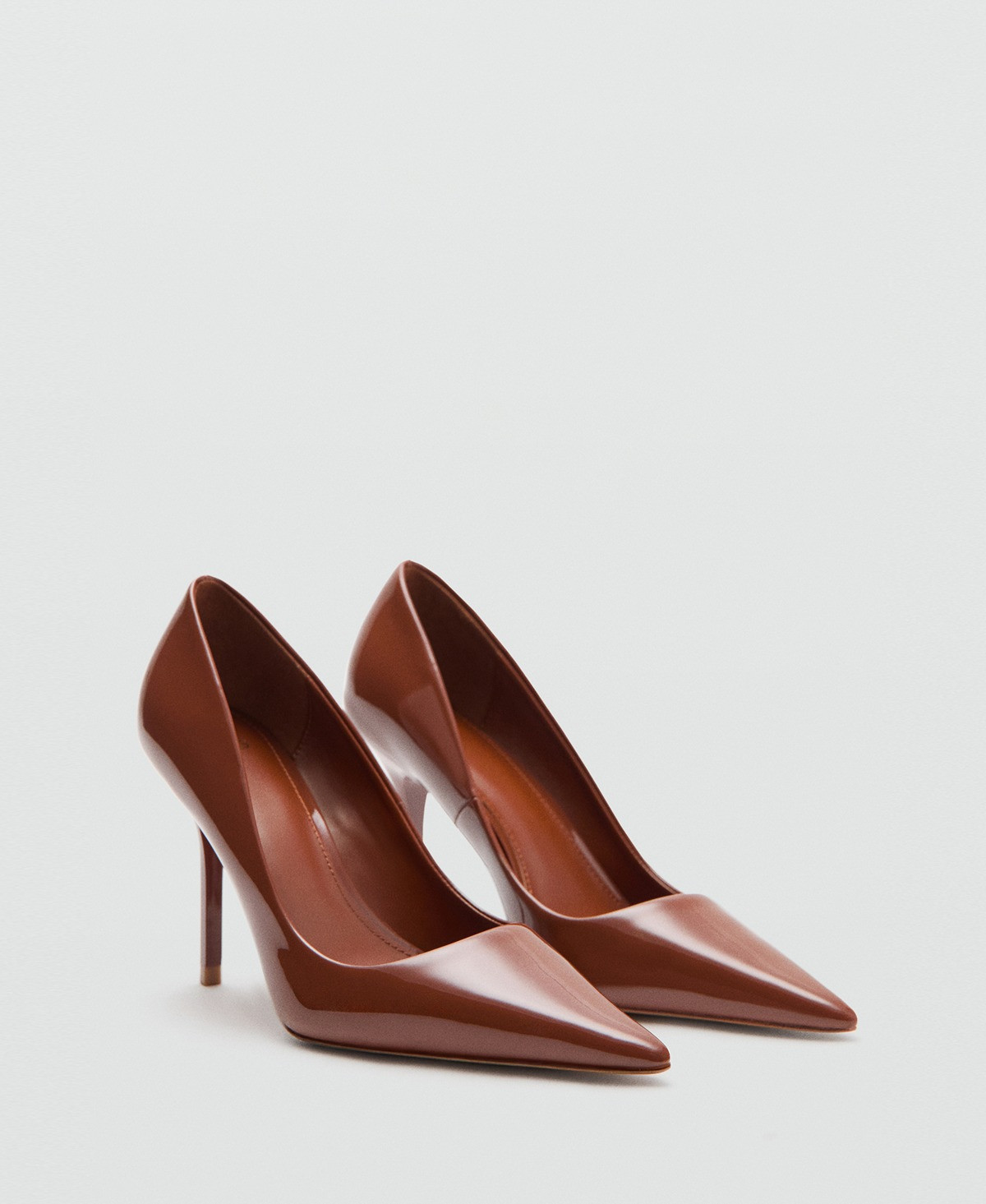 Mango Women's High-Heeled Shoes - Cognac | Macy's