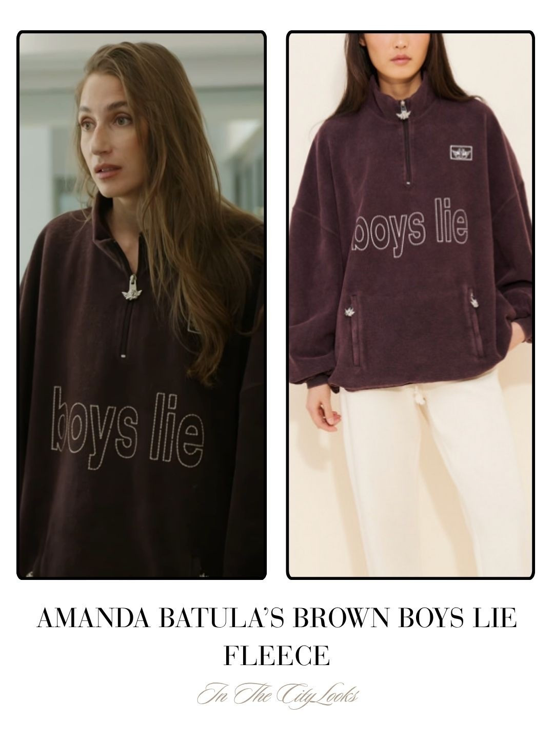 Amanda Batula’s Boys Lie Fleece