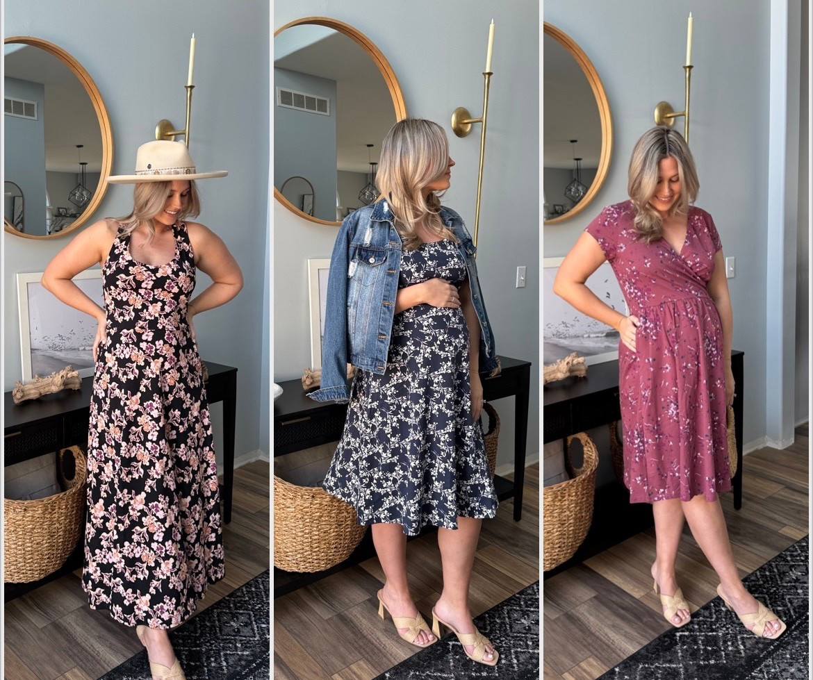 Spring dresses that are so comfortable and can fit for your growing bump! Non maternity dresses that can be worn during pregnancy! 

#LTKStyleTip #LTKBump