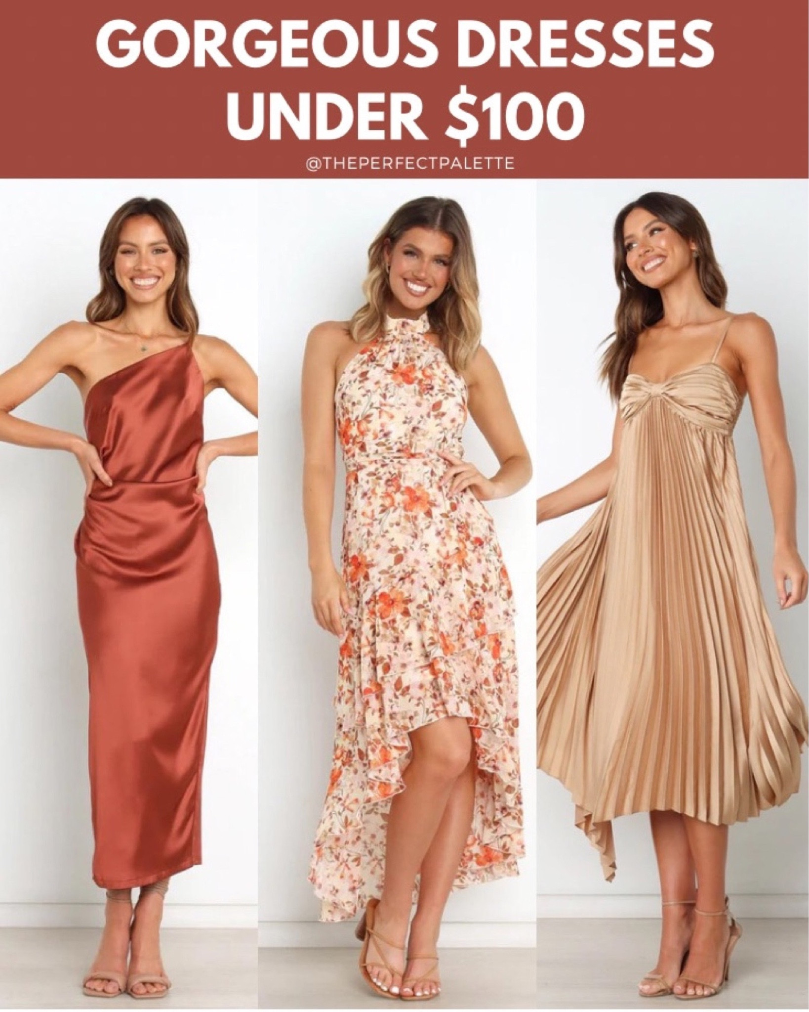 Fall wedding guest dress / bridesmaid / bridesmaid dress / fall bridesmaid dresses / 

2024 dress / guest dress / midi dress / maxi dress / petal & pup dress / wedding guest style / cocktail dress / wedding style / satin dress / party dress /

#LTKFindsUnder100 #LTKParties #LTKWedding