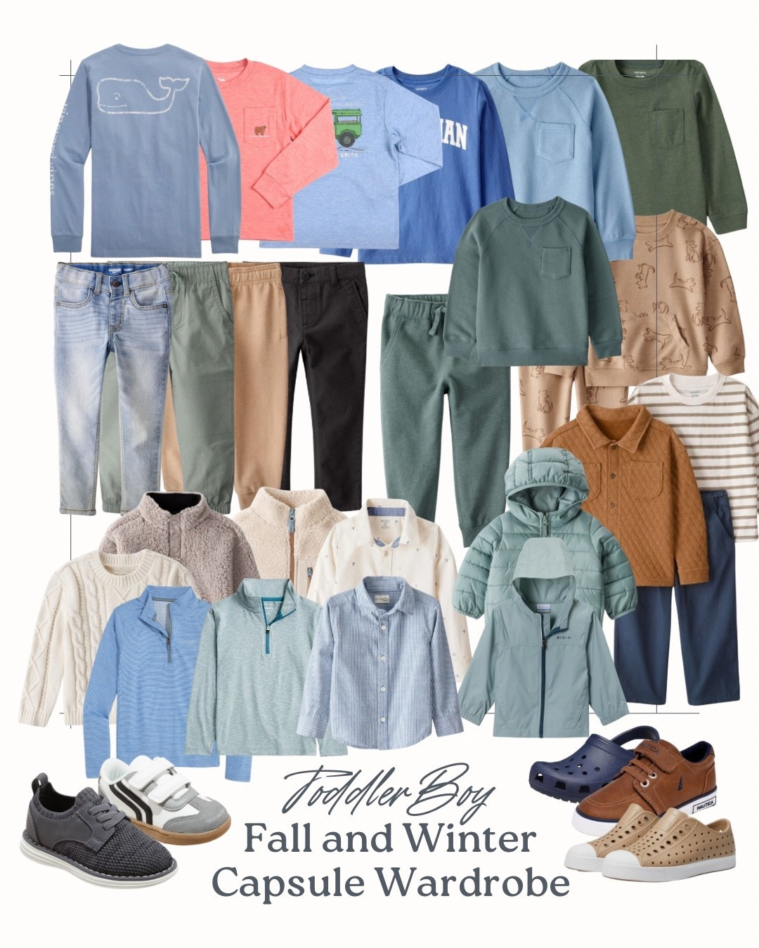 Everything you need for your toddler boy’s fall and winter wardrobe!! Lots of mix and match and high quality options mixed with affordable finds. 

#LTKSeasonal #LTKKids #LTKFamily