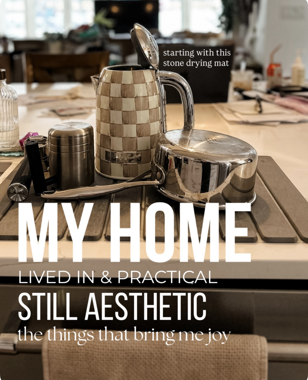 Things in my home that work, are practical and bring me joy amongst the chaos. My stone drying mat is the first thing that even Robby said he’s so glad I got it! Walking pad, functional aesthetic storage for all the toys etc and my ninja  barista! 🤌🏼

#LTKmomlife #LTKdayinmylife #LTKHome