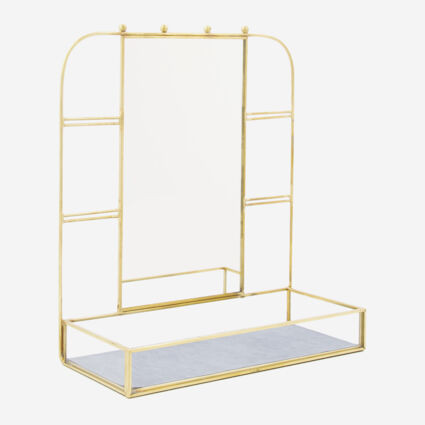 Gold & Grey Jewellery Holder | TK Maxx
