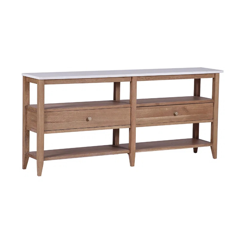 Leighton 72'' Stone Console Table | Wayfair North America