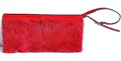 GUCCI Vintage Genuine Mink Patent Leather Clutch Wristlet Bag Red  | eBay | eBay US