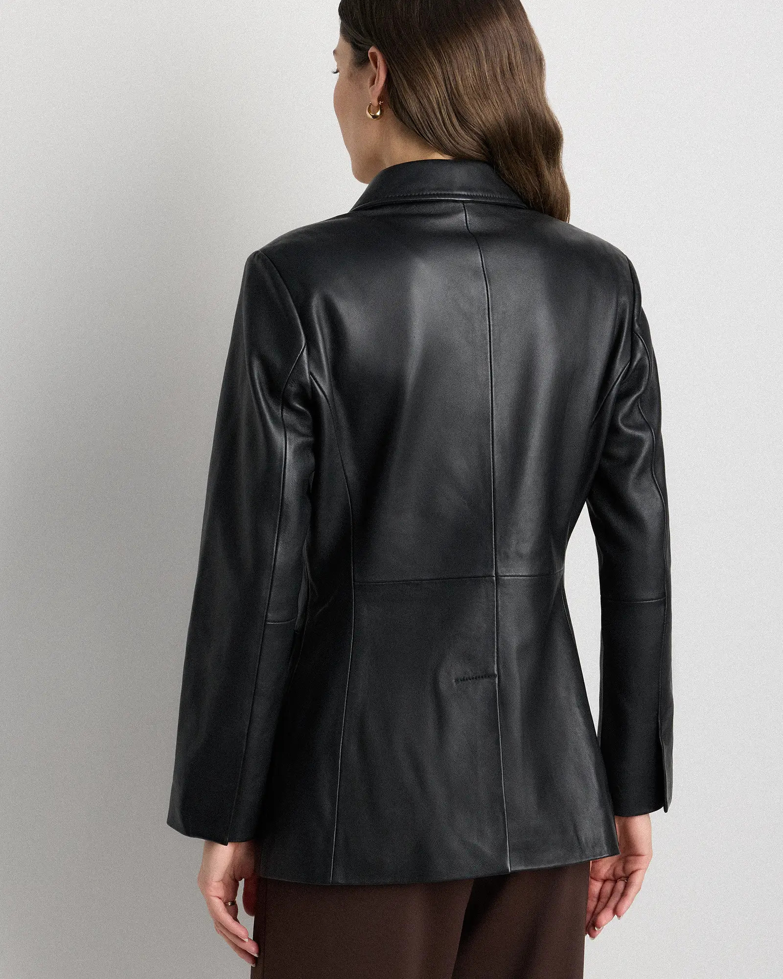 100% Leather Blazer | Quince