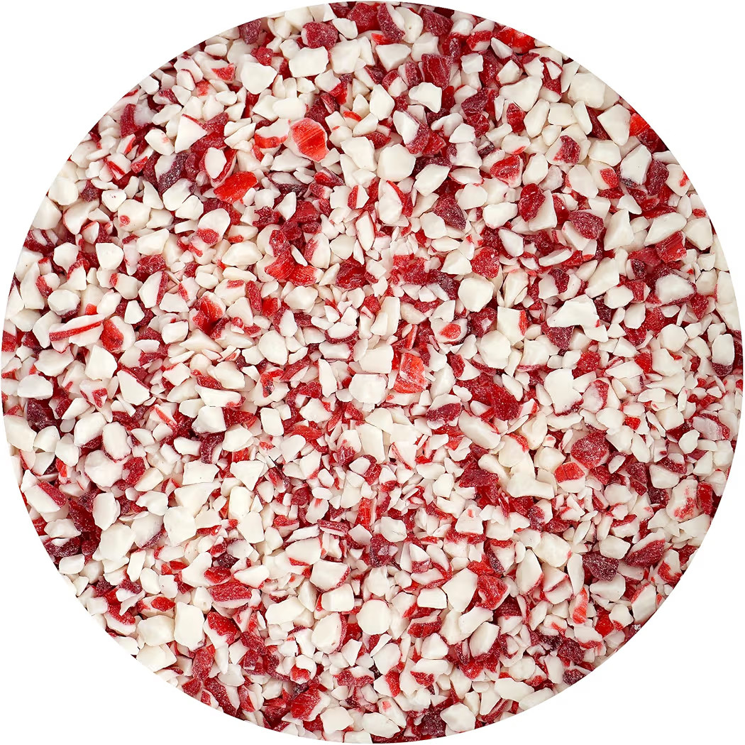 Crushed Red and White Peppermint Candy Pieces, 1 Pound Bag, Toppings, Cake Decorations | Amazon (US)
