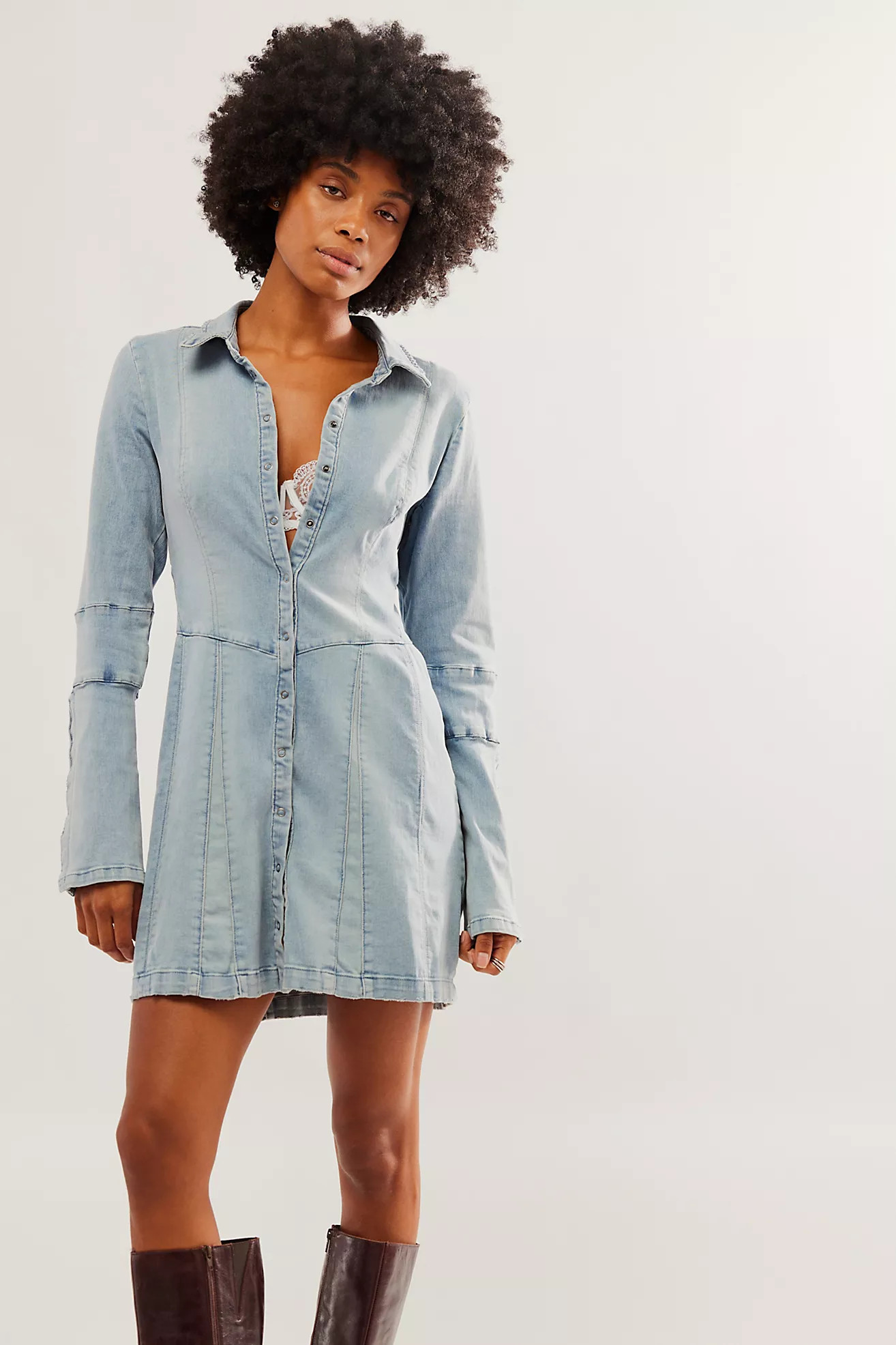 Thea Denim Mini | Free People (Global - UK&FR Excluded)