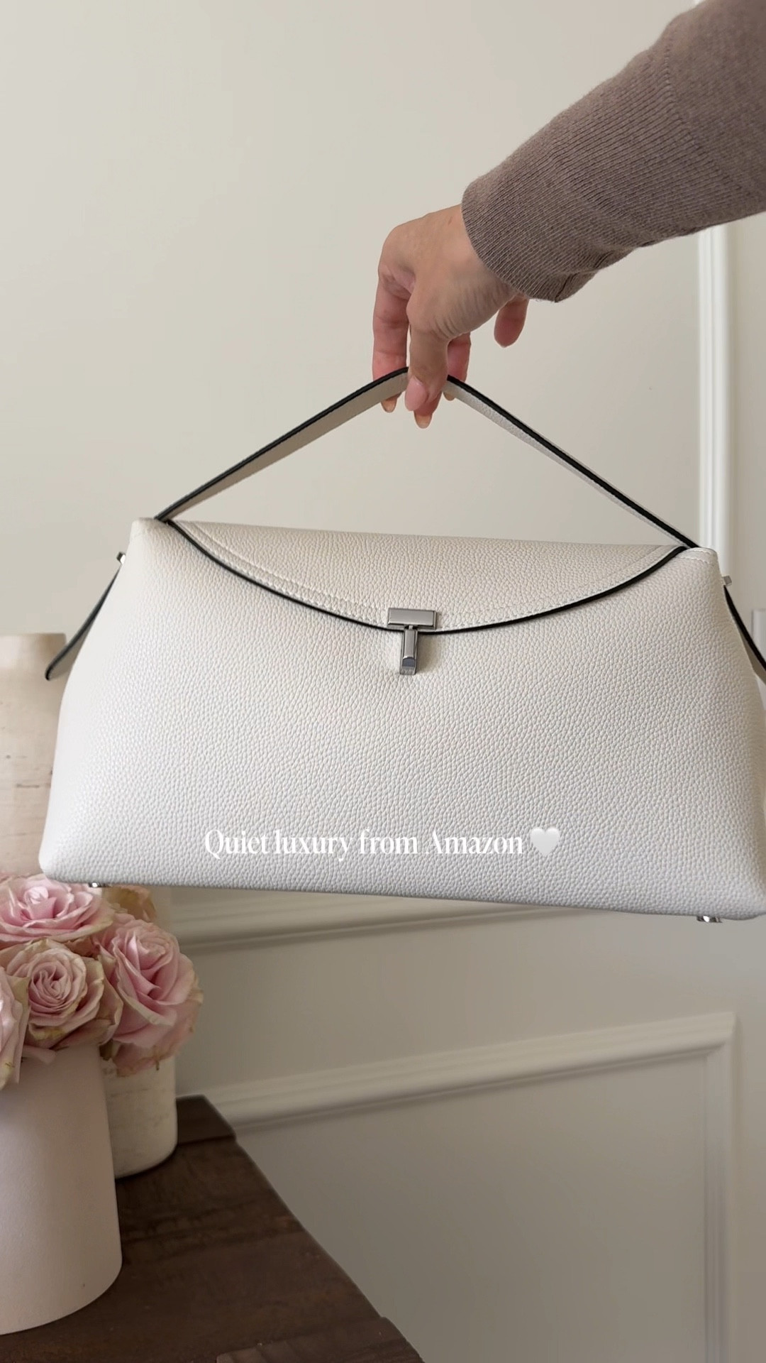 Designer-inspired Amazon handbag 🤍
Minimal, neutral, structured crossbody with silver hardware — the perfect everyday bag that looks high-end without the high-end price tag. #AmazonFashion #NeutralStyle #DesignerInspired 

#LTKootd #LTKU #LTKValentine