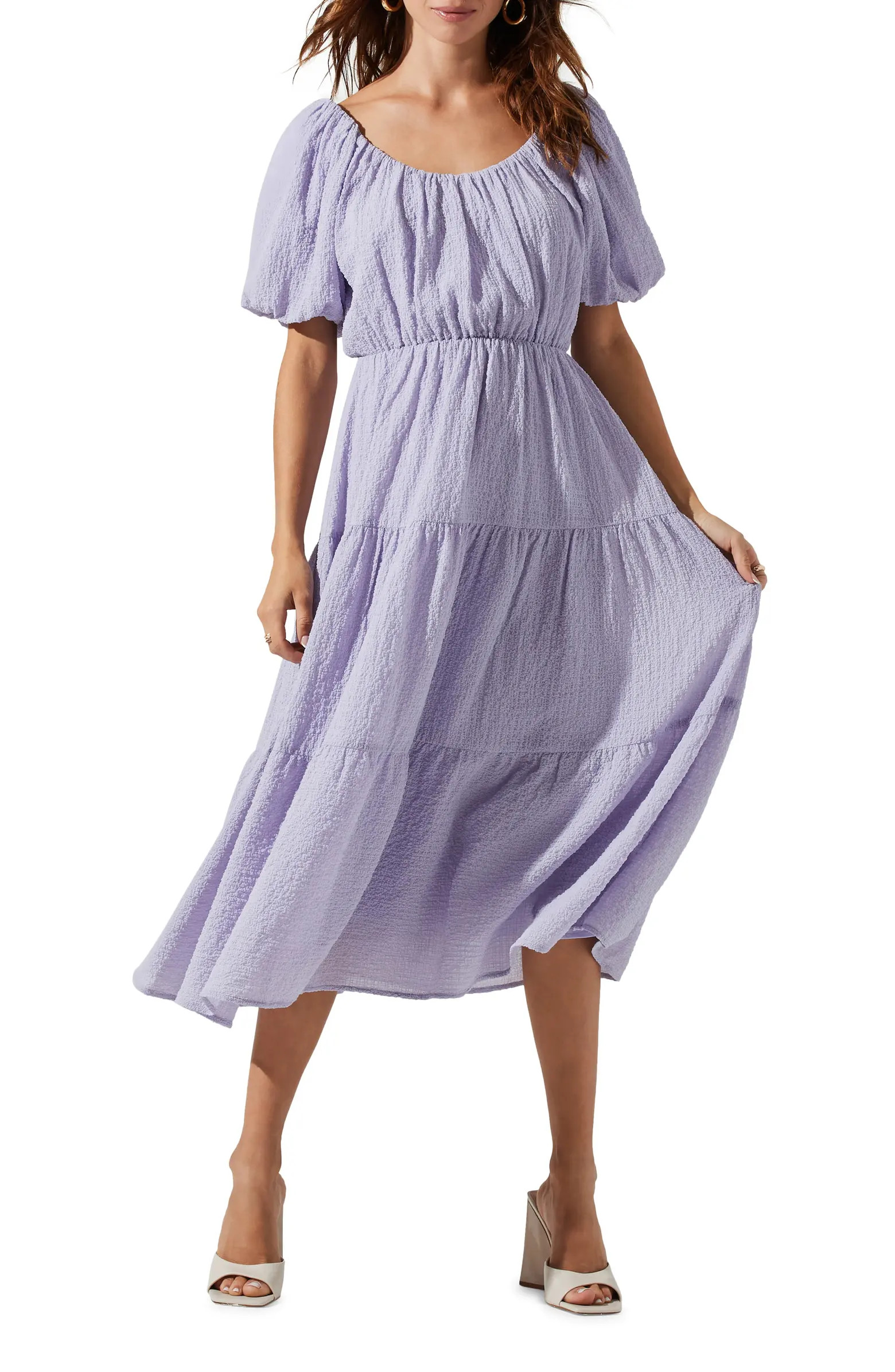 Tiered Short Sleeve Dress | Nordstrom