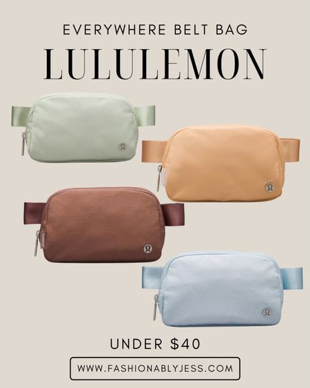 Loving these new Lululemon belt bag shades! Super cute for running errands this summer! 
#lululemon #beltbag

#LTKFind #LTKstyletip #LTKunder50
