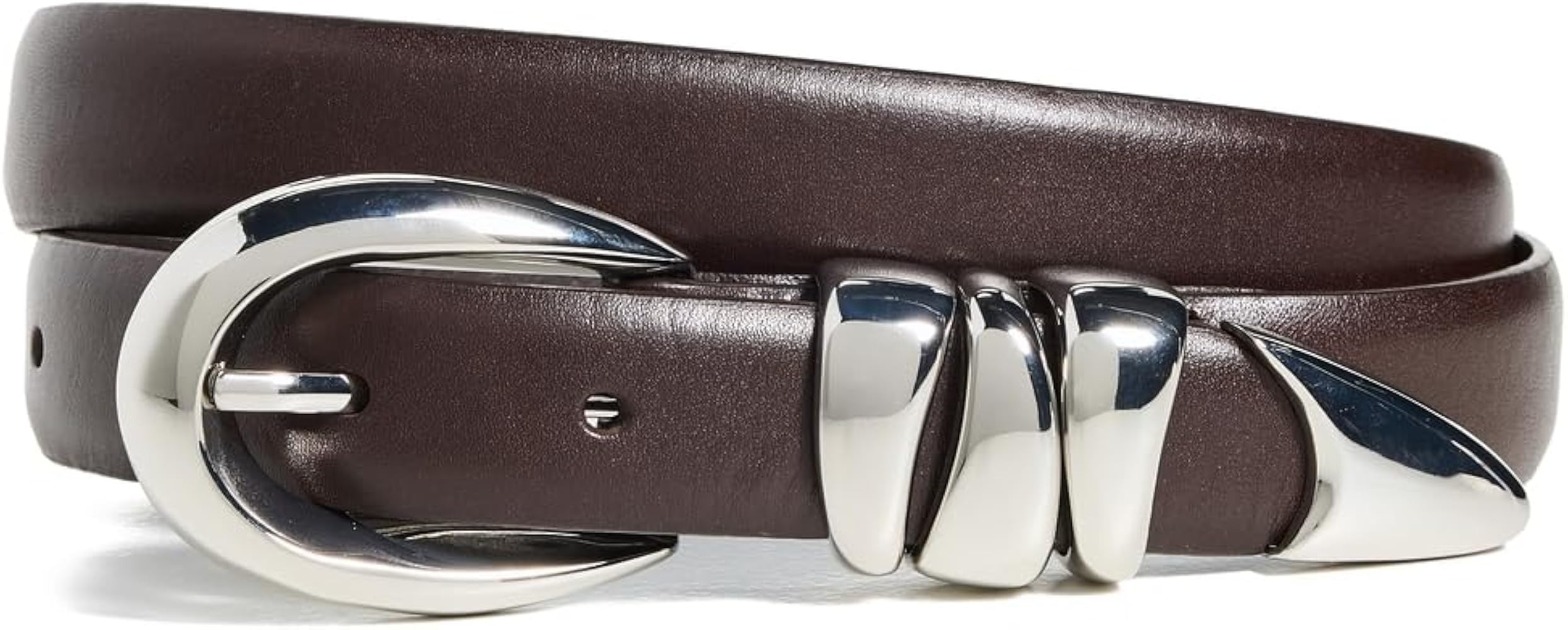 Madewell Women's Chunky Metal Leather Belt | Amazon (US)