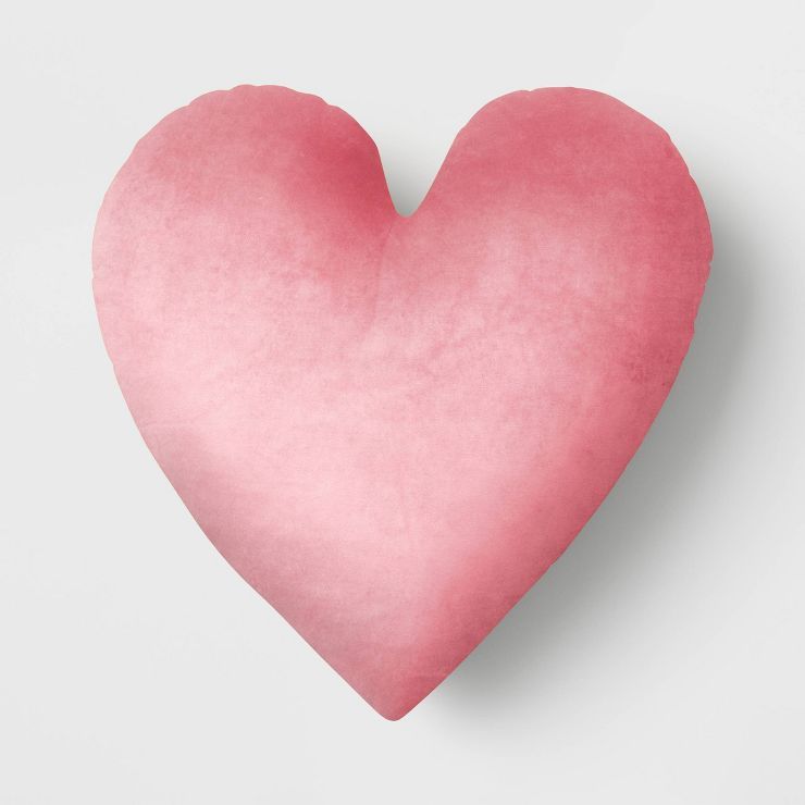 Reversible Velvet Heart Throw Pillow - Opalhouse™ | Target