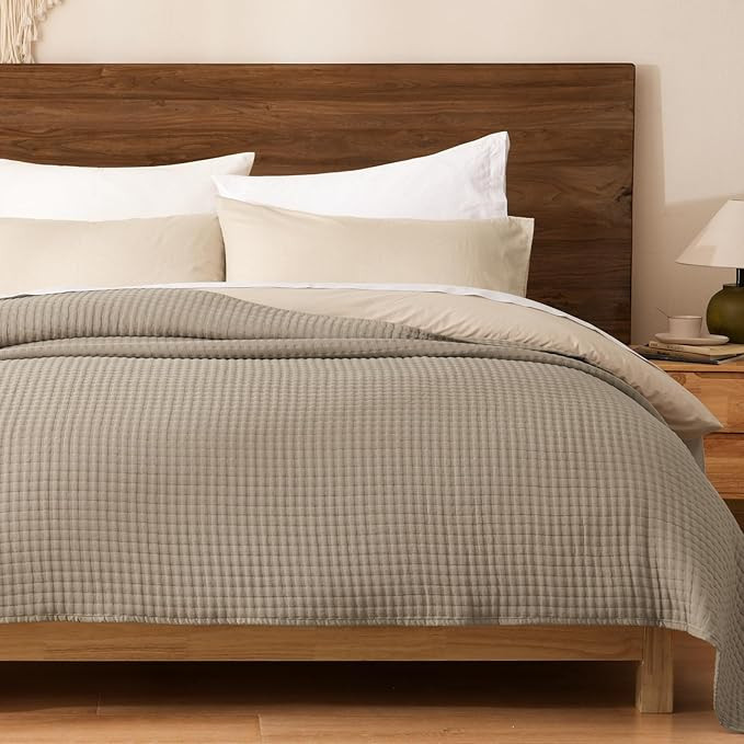 PHF Muslin Blanket Queen Size-Ultra Soft 50% Lyocell & 50% Cotton Blanket, Lightweight Breathable... | Amazon (US)