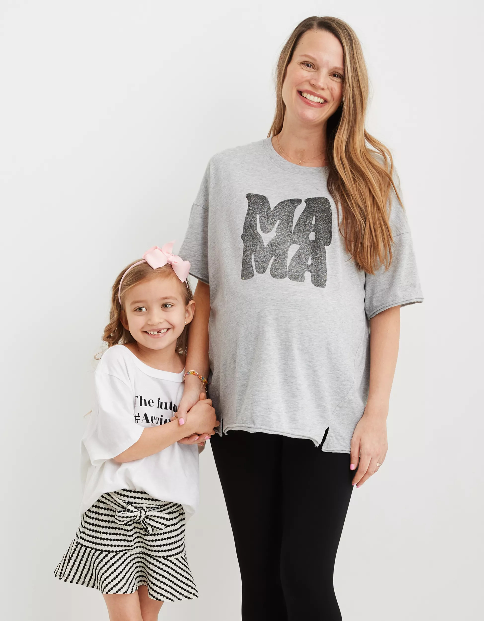 Aerie Mama Graphic Oversized Boyfriend T-Shirt | Aerie
