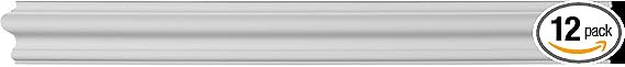 Ekena Millwork PML01X00SE-CASE-12 Seville (12-Pack) Panel Moulding, 1 1/2"H x 3/4"P x 94 1/2"L, P... | Amazon (US)