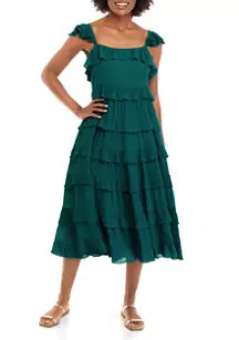 Women's Tiered Ruffle Dress | Belk
