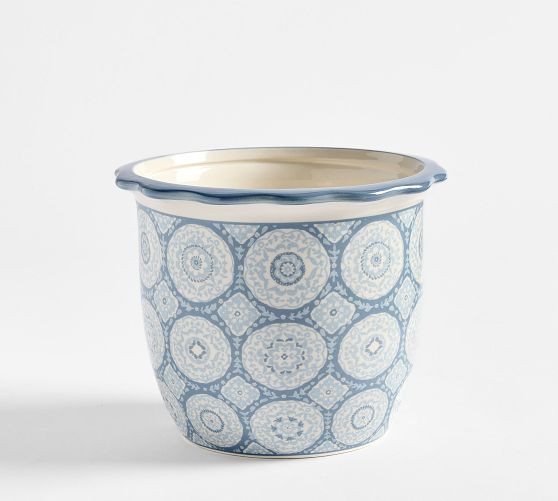 Kravet Medallion Cachepot | Pottery Barn (US)