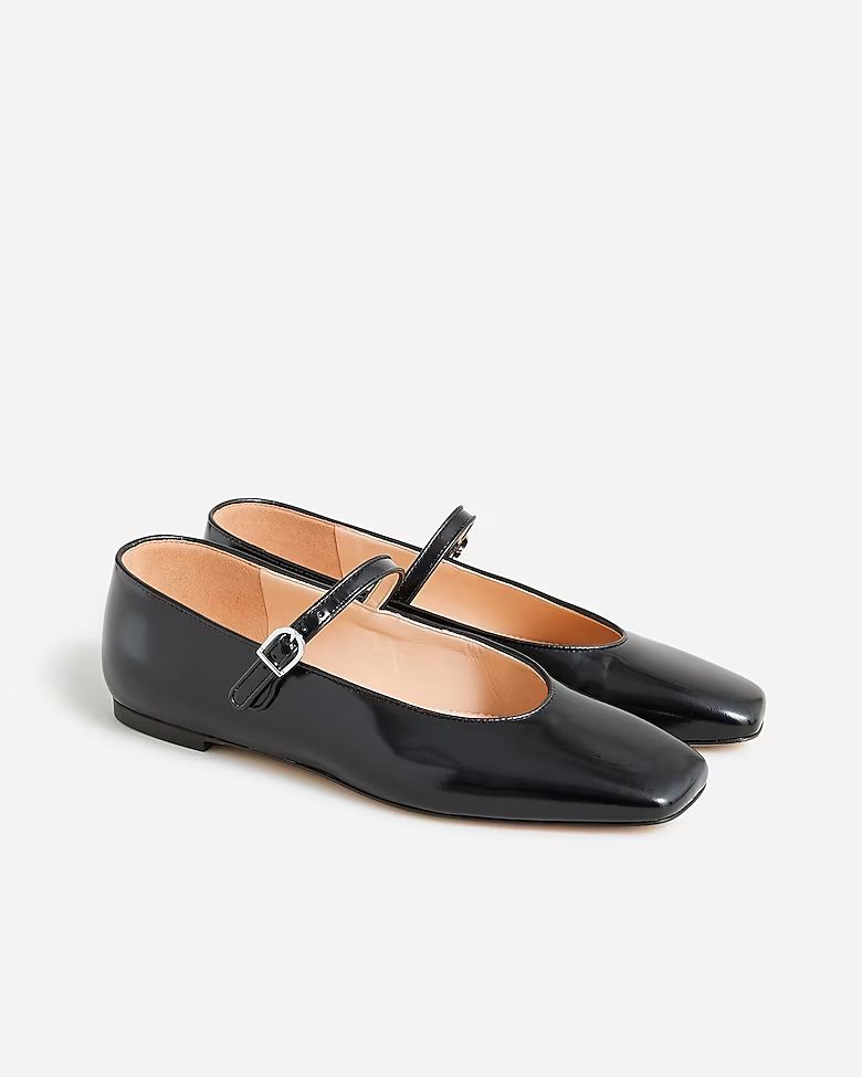 Anya Mary Jane flats in leather | J.Crew US