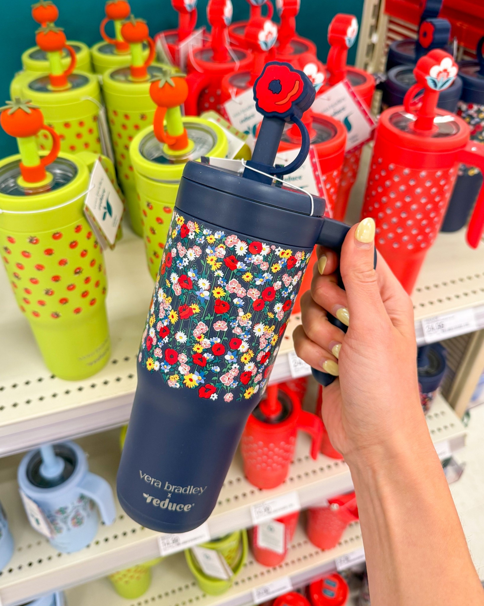 The Vera Bradley x Reduce water bottles at Target are SO cute. I love all the prints, it makes something as simple as a water bottle feel like a fun accessory.
Stanley alternative, Vera Bradley collab, Target finds, Cute water bottles, Floral tumbler, Everyday essentials, Amazon finds, Lifestyle finds, Hydration aesthetic, Trending finds, Stang and Co

#LTKTravel #LTKWorkwear #LTKMothersDay