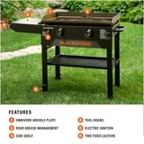Blackstone Original 2-Burner 28" Propane Omnivore Griddle | Walmart (US)