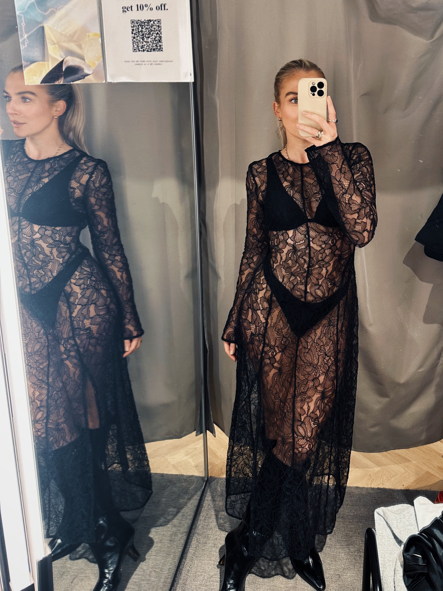 & other stories lace dress
Black lace dress
Sheer dress 
Lace maxi dress 
Going out style
Party season
Christmas party
NYE dress
Party outfit inspiration 

#LTKshoecrush #LTKeurope #LTKstyletip