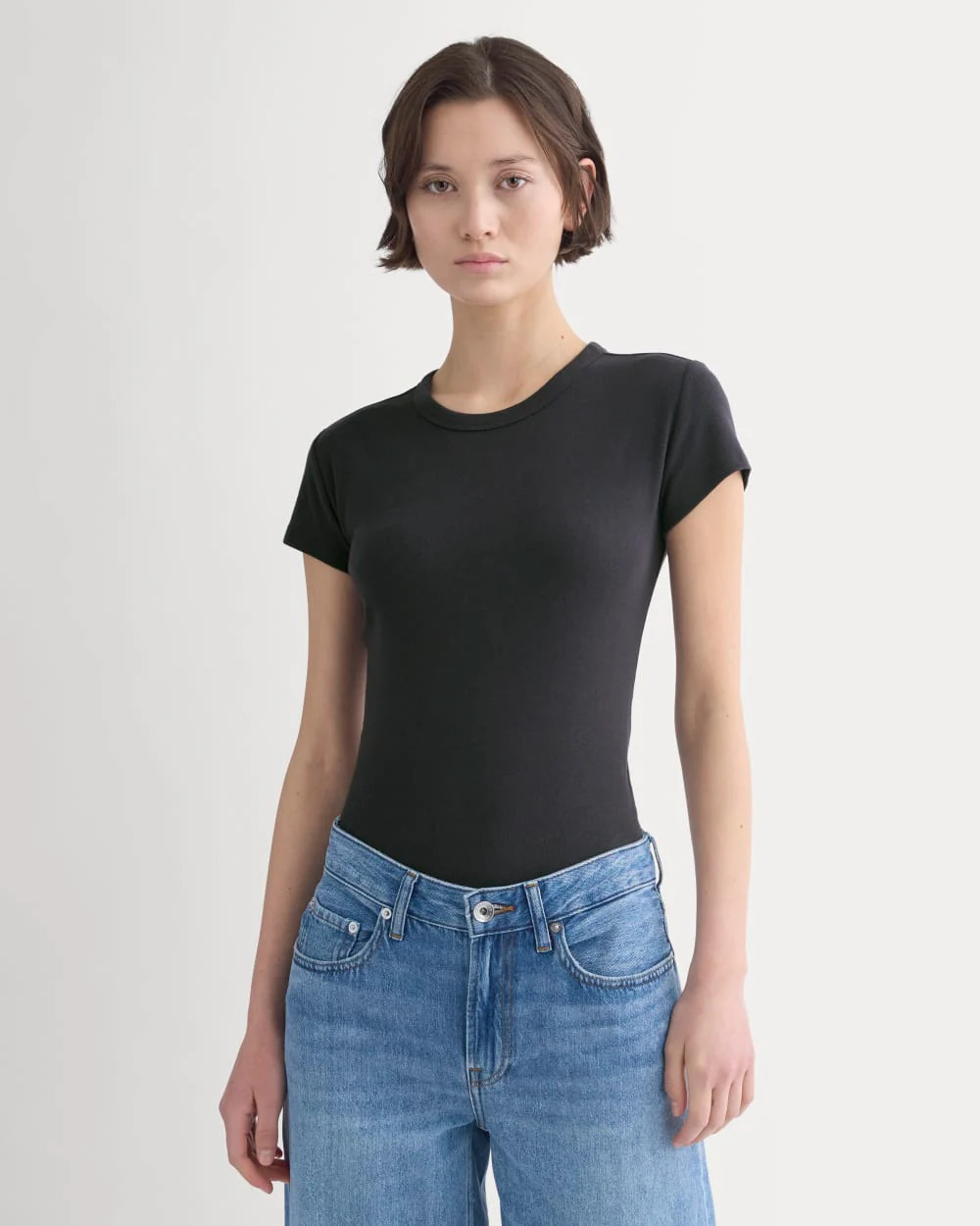 RetroSoft Cotton Crew | Black | Everlane