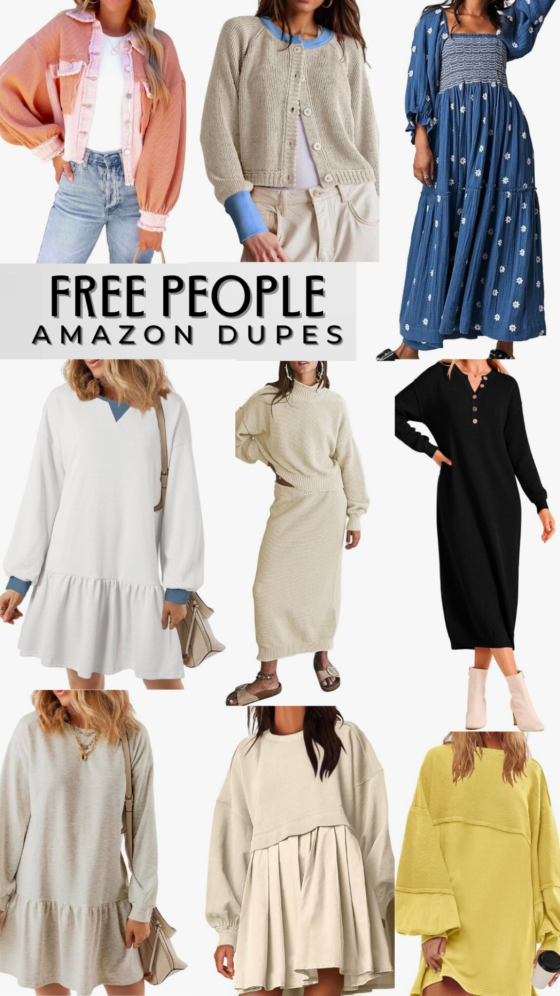 Free people dupes from Amazon 🛒 🛍️ 😍

#LTKSaleAlert #LTKFindsUnder100 #LTKStyleTip
