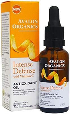 Avalon Organics, Intense Defense with Vitamin C, Antioxidant Oil, 1 fl oz (30 ml) | Amazon (US)
