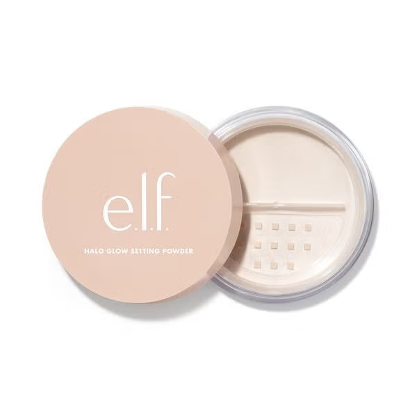 e.l.f. Cosmetics Halo Glow Setting Powder In light pink - Vegan and Cruelty-Free Makeup | e.l.f. cosmetics (US)