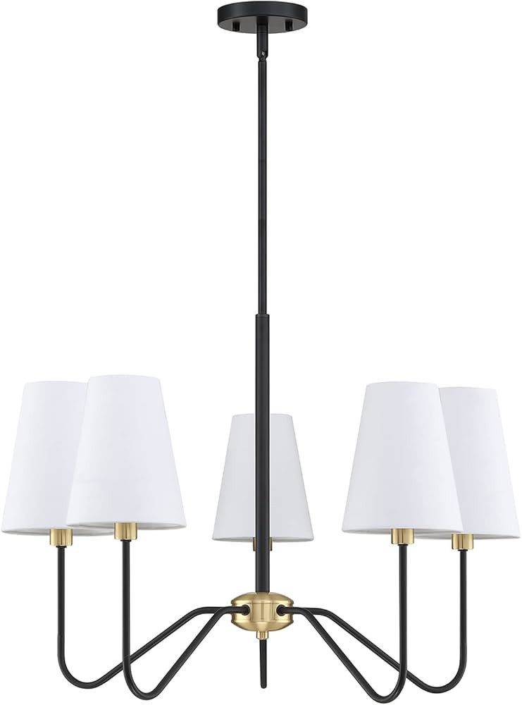 Dolaimy House 5 Light Gold Linear Chandelier Lighting Fixture Classic Chandeliers Brushed Bronze ... | Amazon (US)