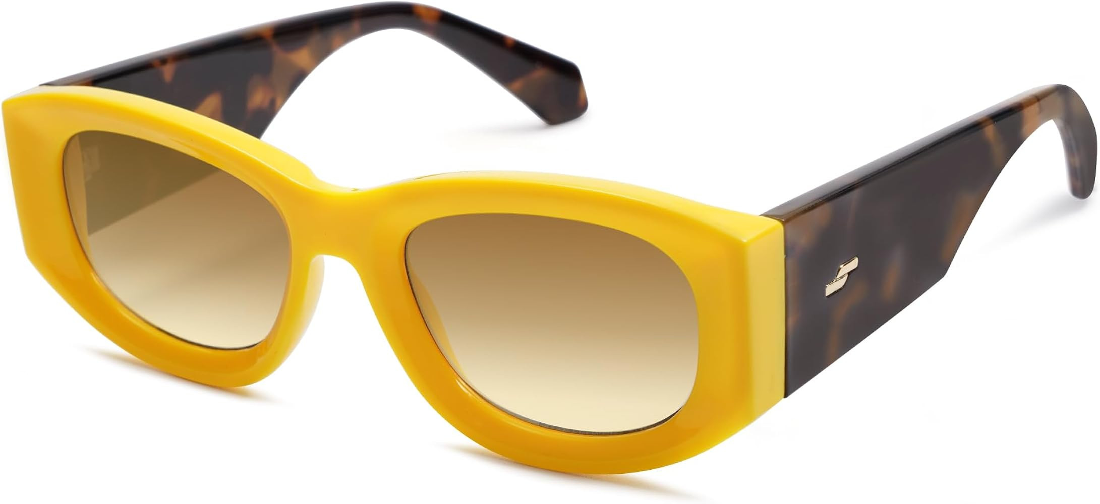 SOJOS Small Sunglasses Womens Mens Trendy 2024 Y2K Square Retro Shades | Amazon (US)