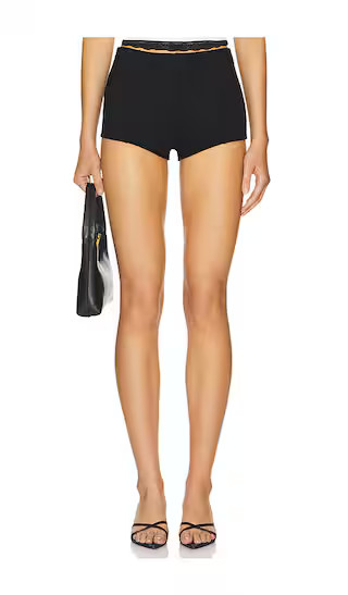 Reese Hot Shorts in Black | Revolve Clothing (Global)