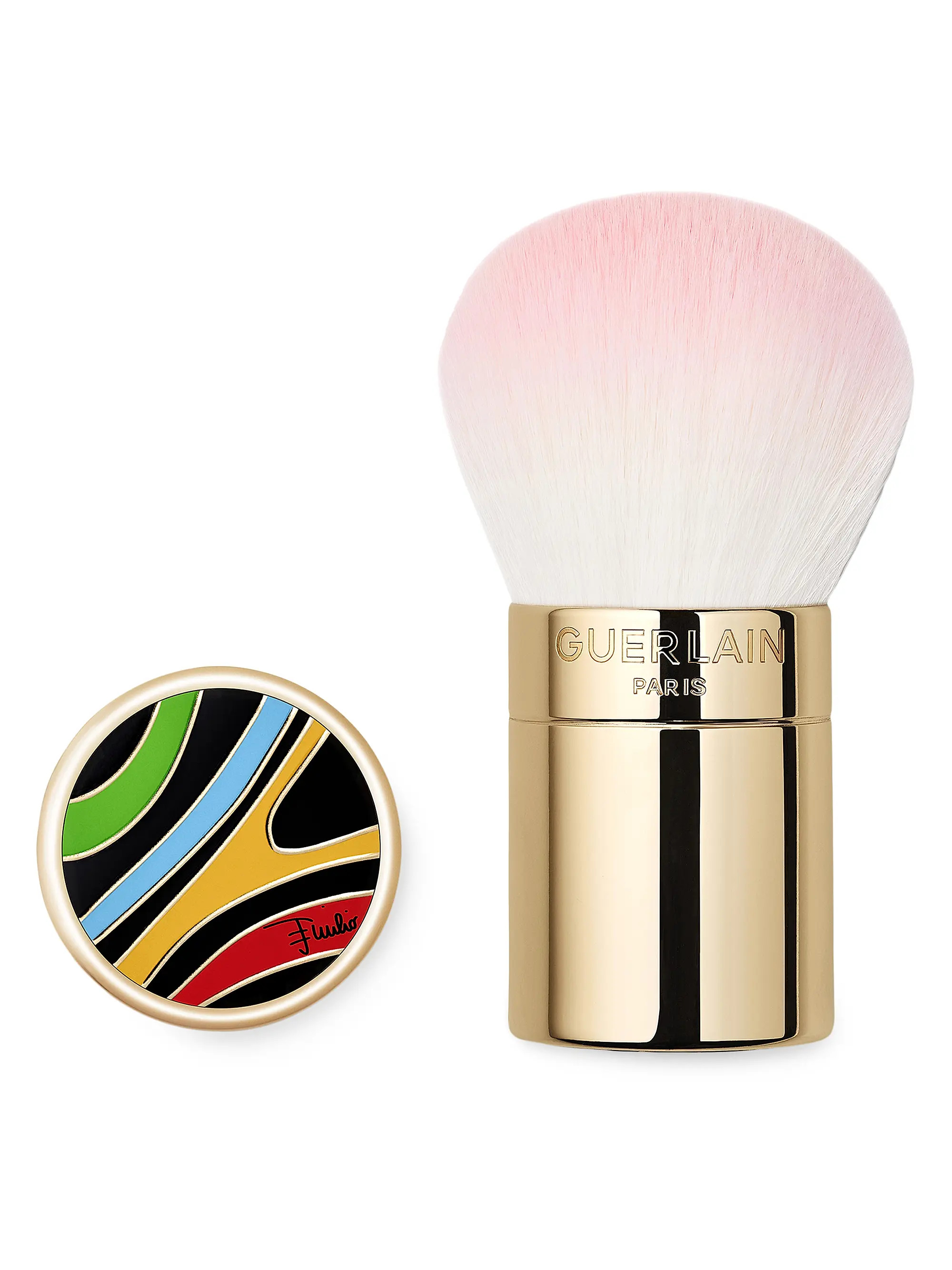 Guerlain X Pucci Marmo Météorites Brush & Pouch | Saks Fifth Avenue