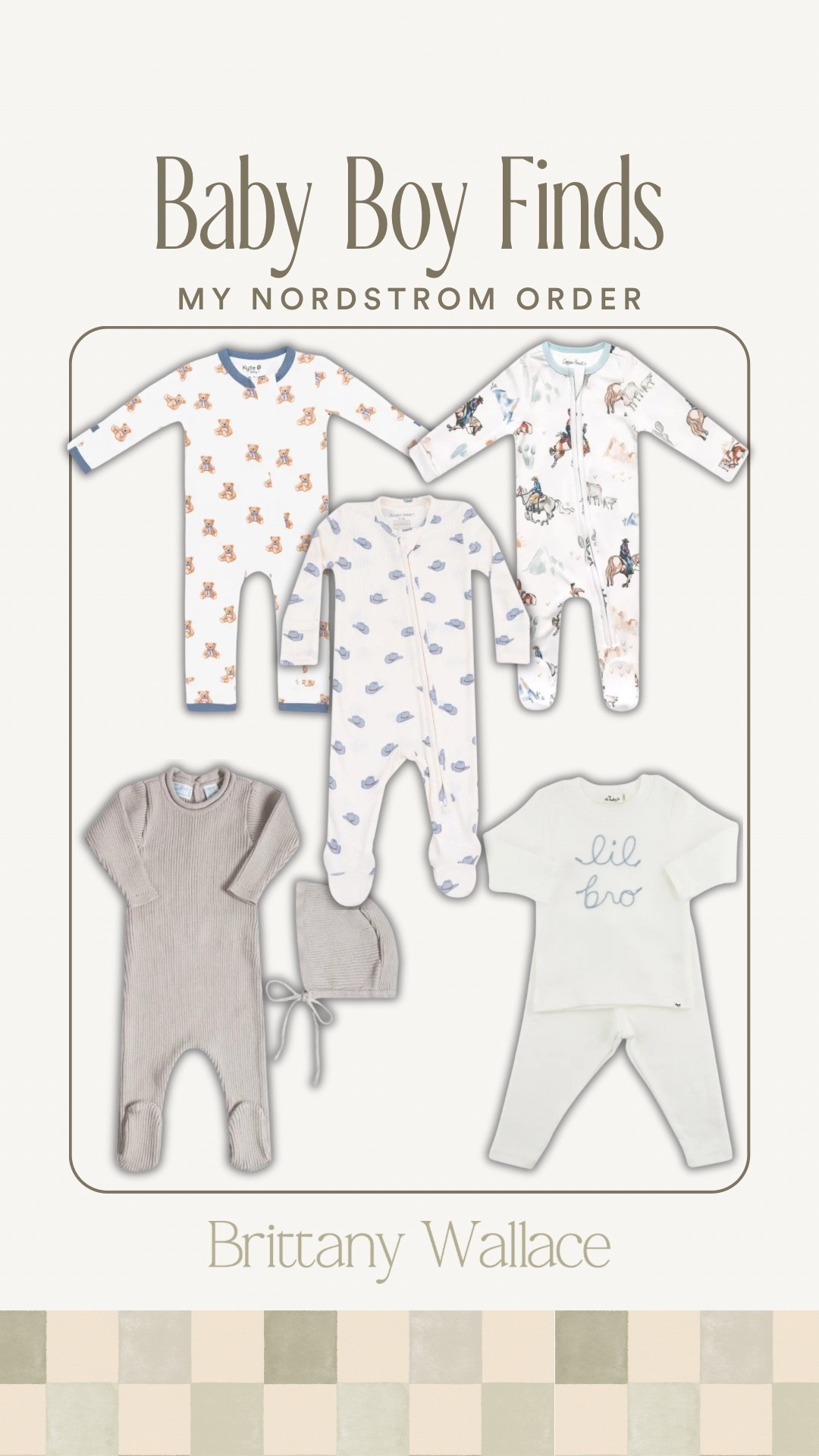 My recent order for baby boy! 
nordstrom, kyte pajamas, footie pajamas, newborn, little brother outfit, baby clothes

#LTKBaby #LTKStyleTip #LTKBump