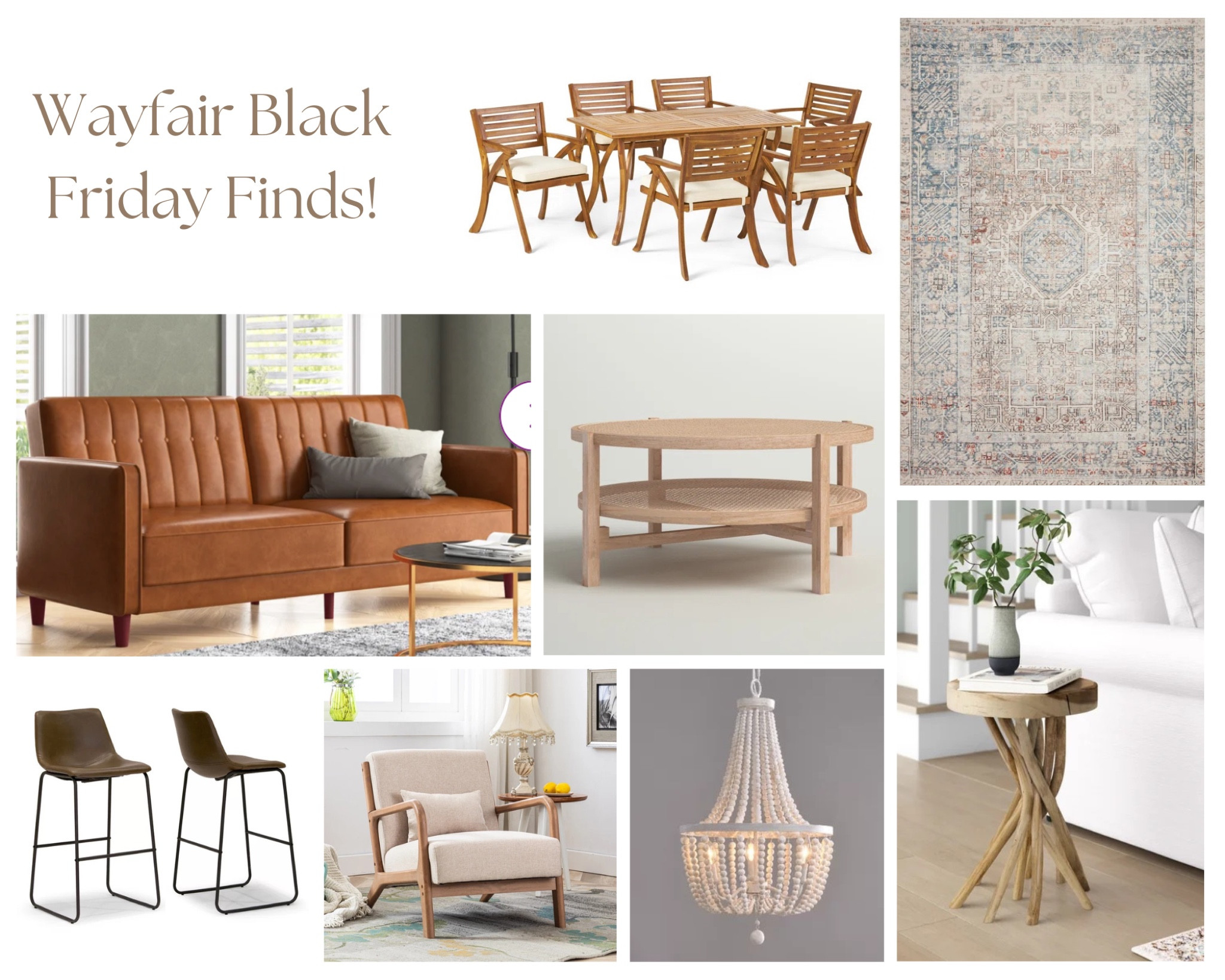 Wayfair furniture and decor Black Friday Deals! The popular Loloi rug is almost 40% off and the coffee table is 50% off today!
#homedecor #transitionalhome #interiordesign #patiofurniture #wayfairsale #blackfridayhomedecor


#LTKCyberweek #LTKhome #LTKsalealert