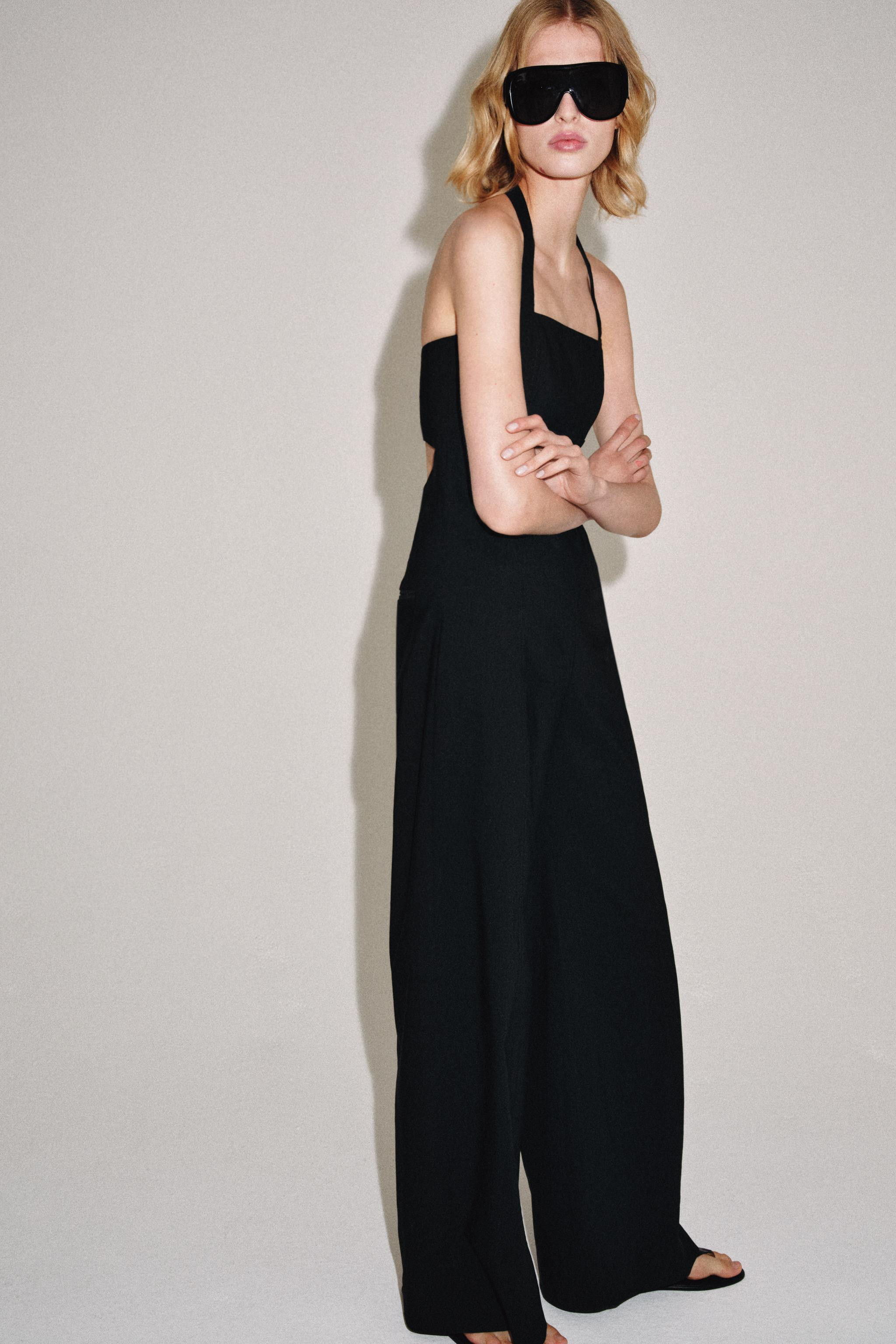 ZW COLLECTION HALTER NECK JUMPSUIT | Zara UK