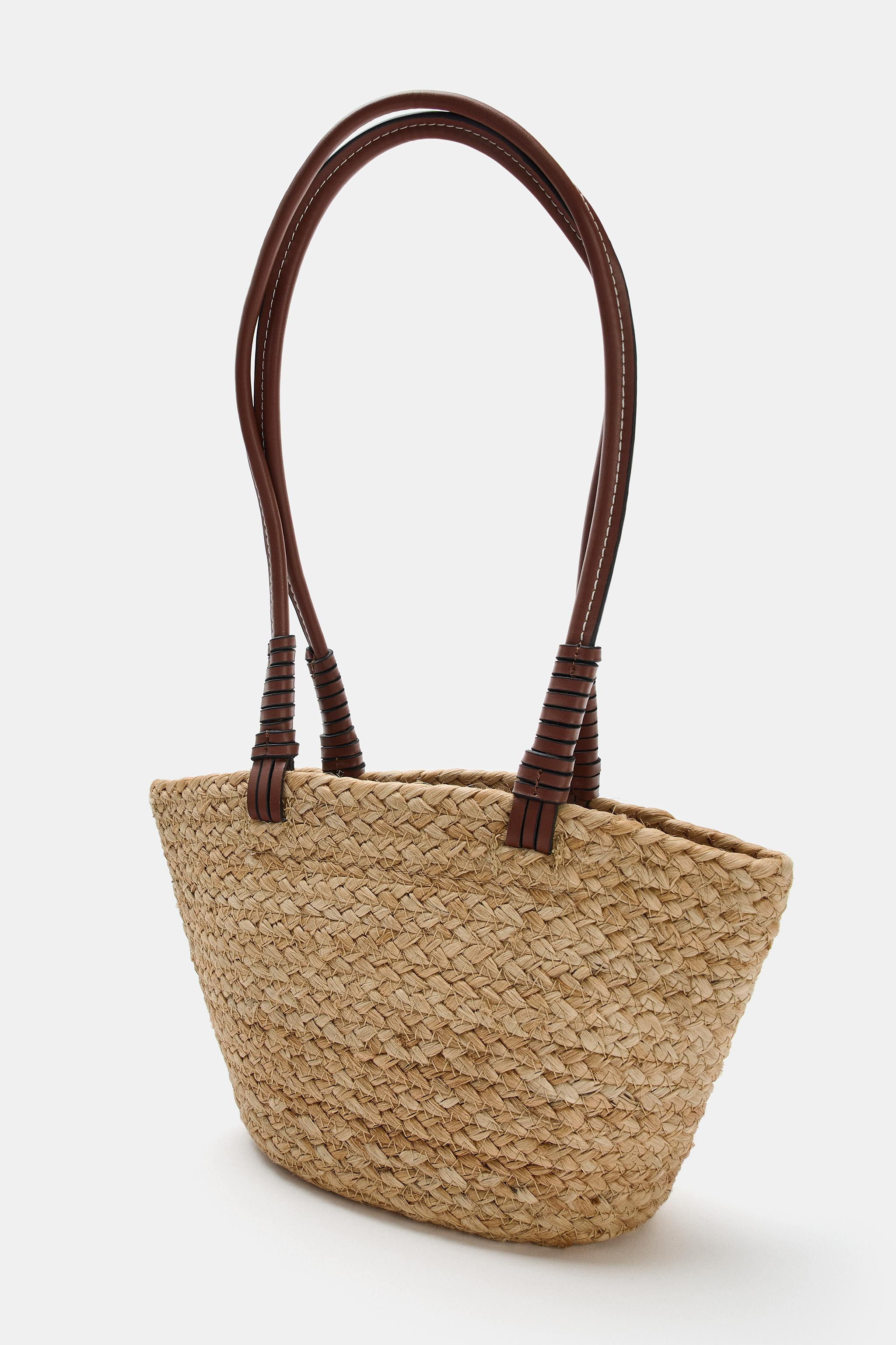 JUTE MINI TOTE BAG | Zara UK