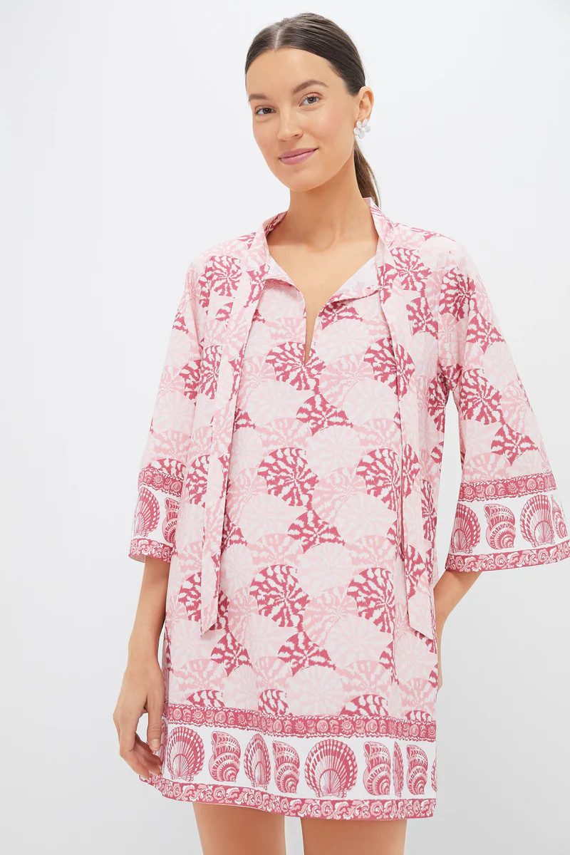 Dusty Rose Nautilus Shell Marseille Coverup | Tuckernuck (US)