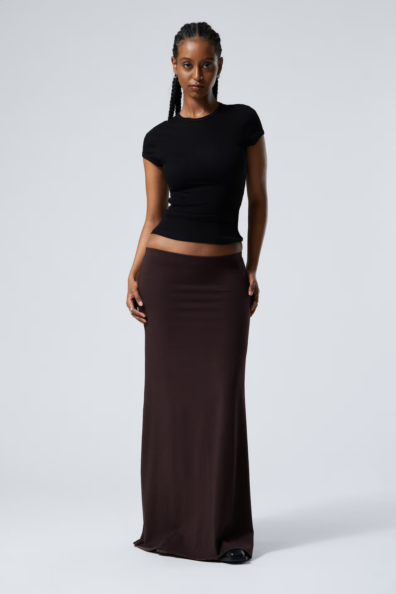 Mid Rise Slim Fit Maxi Skirt | H&M (UK, MY, IN, SG, PH, TW, HK)