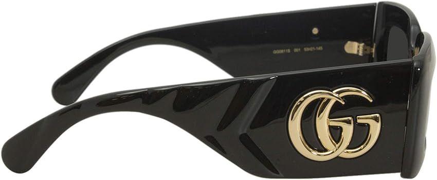 Gucci Women's Matelasse 90s Rectangular Sunglasses | Amazon (US)