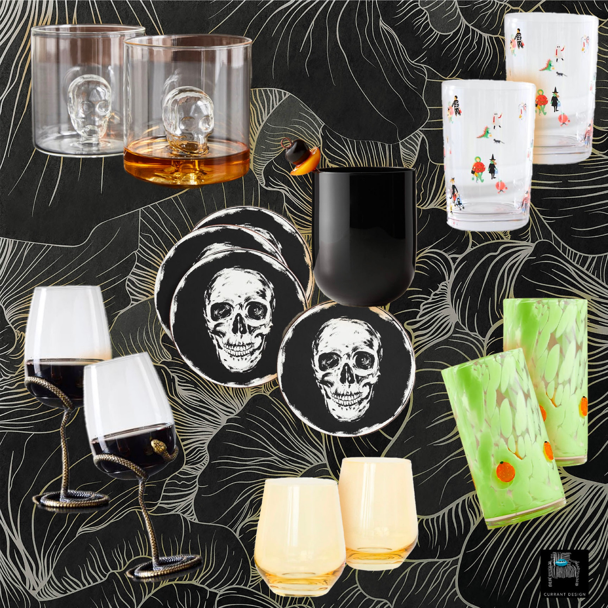 Bottoms Up! Halloween-inspired drinkware! #StayCurrant

#LTKHalloween #LTKhome #LTKSeasonal