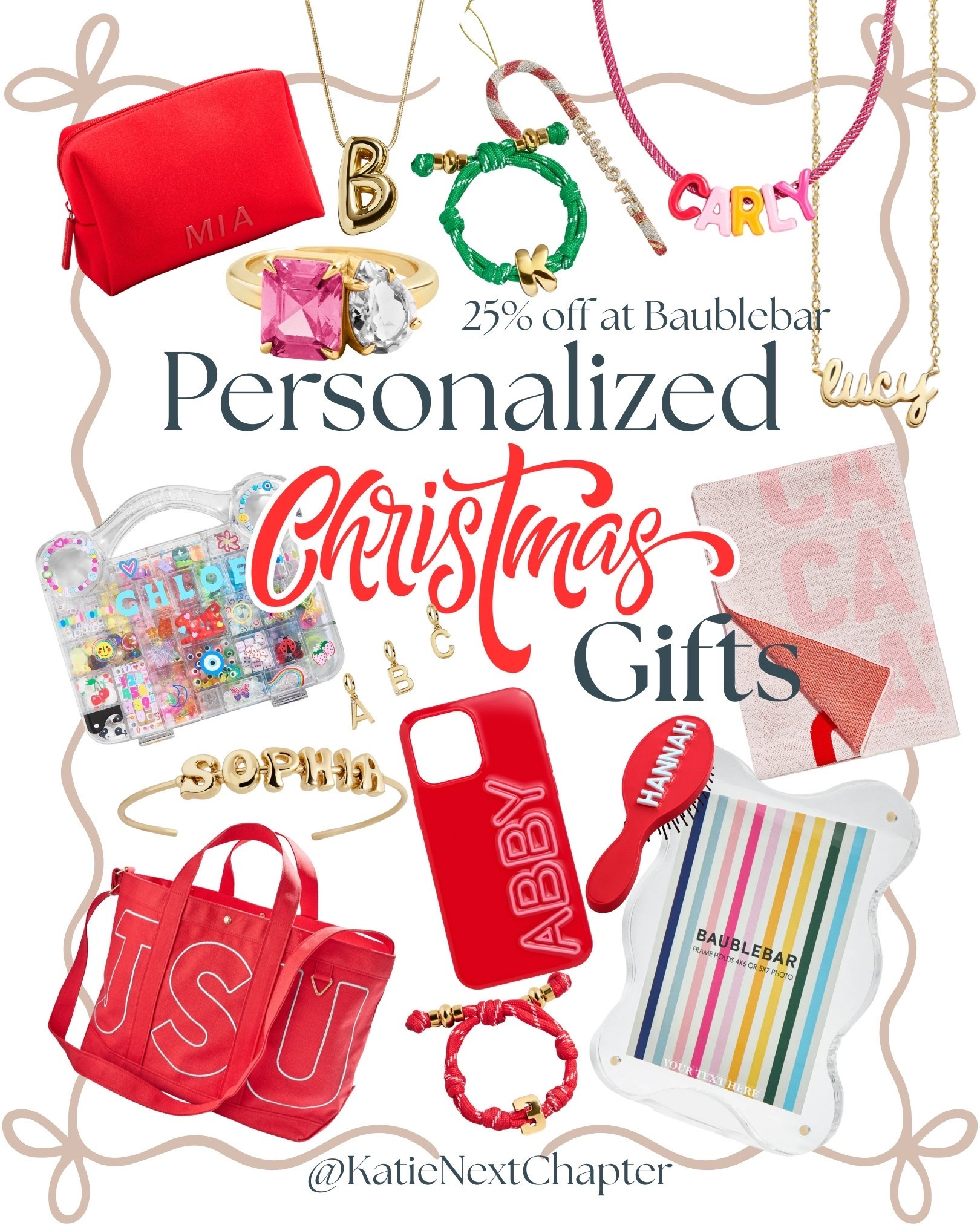 🎁 Personalized gifts are always a win — and @Baublebar makes it easy to find something special for everyone on your list! From name necklaces to custom travel bags and phone cases, everything’s 25% off right now ✨

Perfect for teachers, besties, or stocking stuffers 🎄
#Baublebar #GiftGuide #PersonalizedGifts #HolidayGifts #LTKHoliday #LTKGiftGuide #LTKSaleAlert #LTKFinds 

#LTKGiftGuide #LTKSeasonal #LTKHoliday