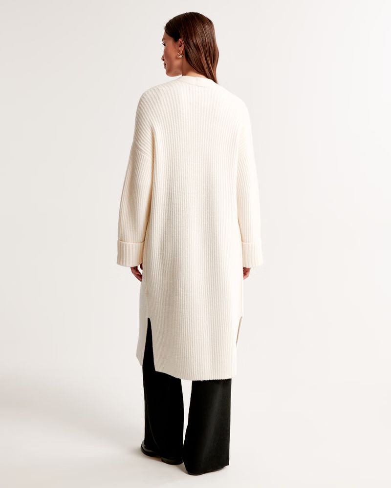 Women's Ribbed Duster Cardigan | Women's New Arrivals | Abercrombie.com | Abercrombie & Fitch (US)