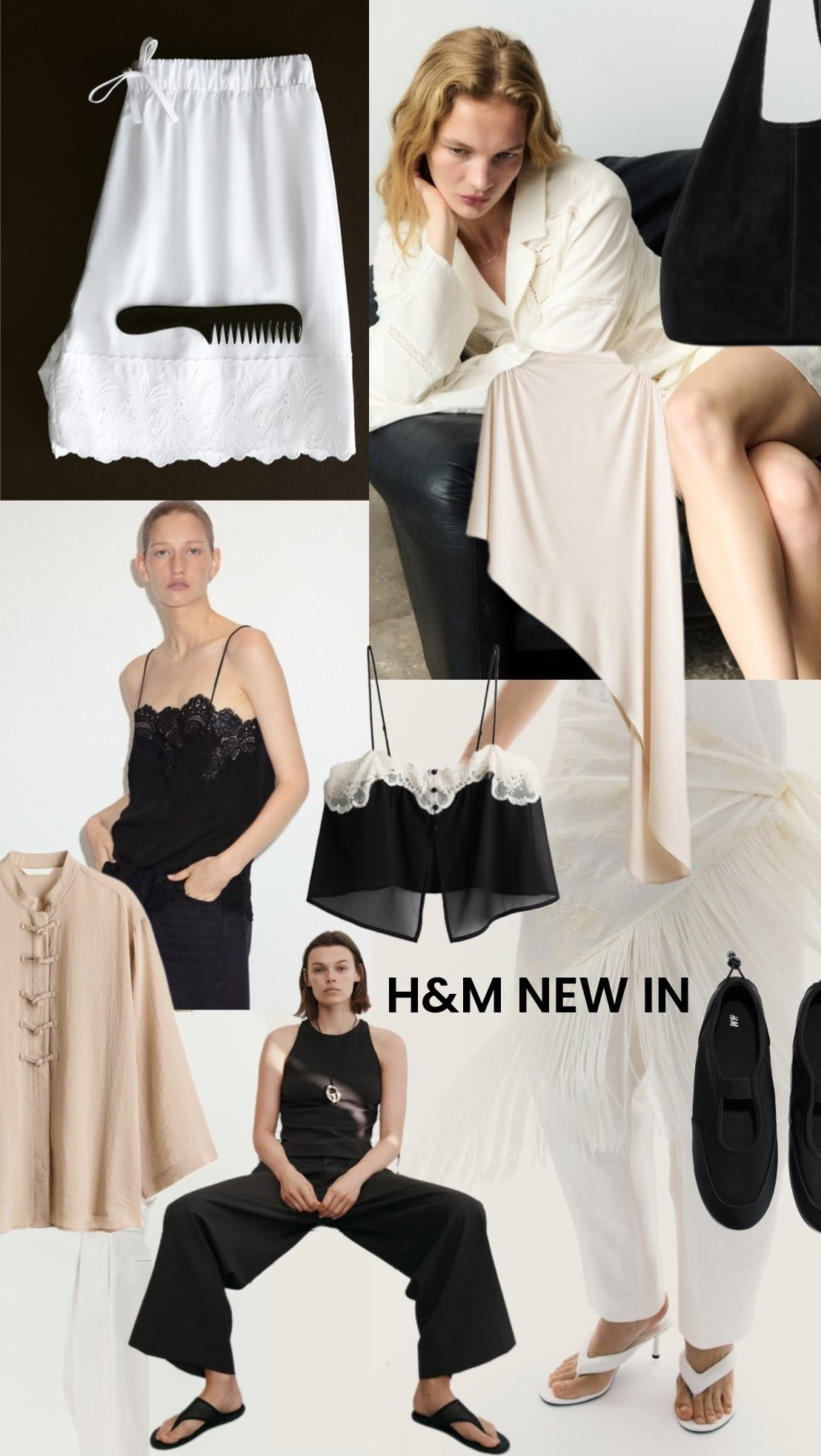 H&M new in 🤍

The summer outfit items I would add to my basket - from mandarin collar shirts to lace trim camis, trending cape tops and elevated basics.

#LTKuk #LTKsummer