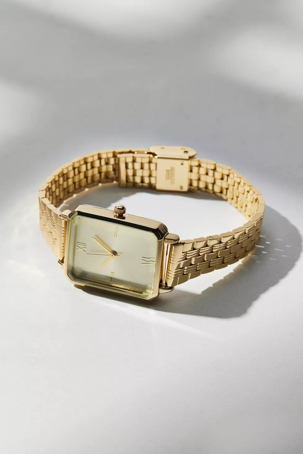 Mother Of Pearl Metal Rectangle Watch | Urban Outfitters (US and RoW)